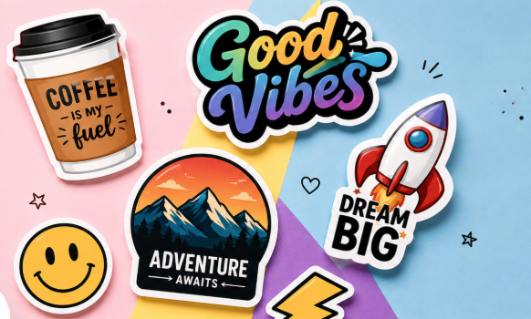 Stickers — custom vinyl stickers